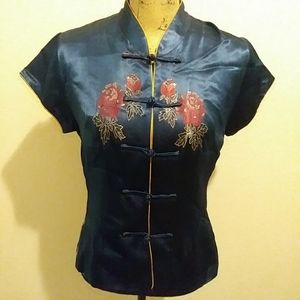 Genuine Chinese Silk Shirt • Vintage